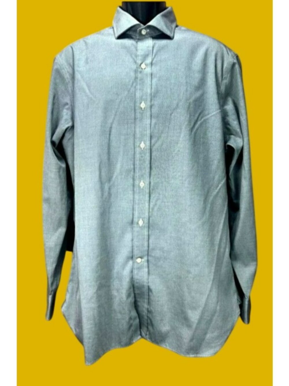Polo Ralph Lauren Slim Fit Gray Dress Shirt 16.5 Medium